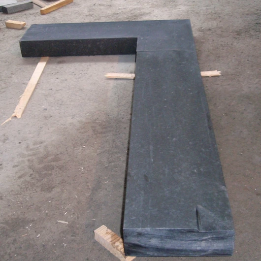 polished black granite capstone project
