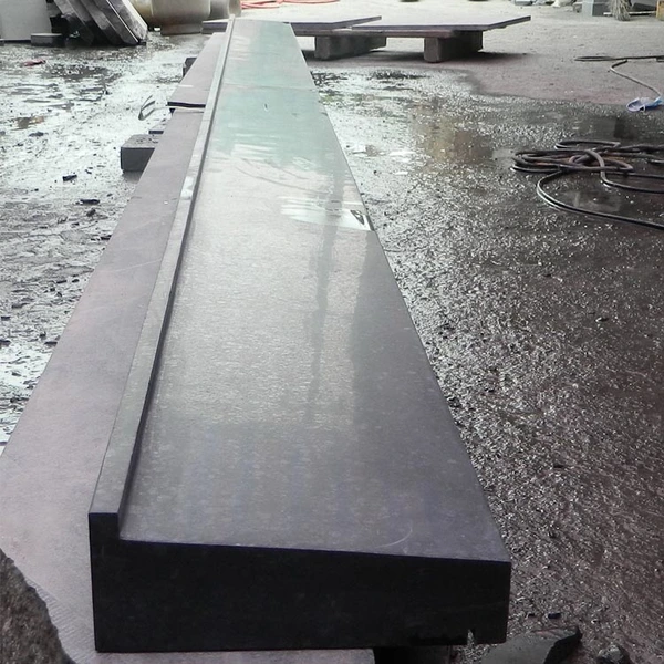 Customized size black granite exterior window sill