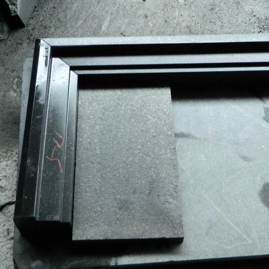 Customized size black granite window sill