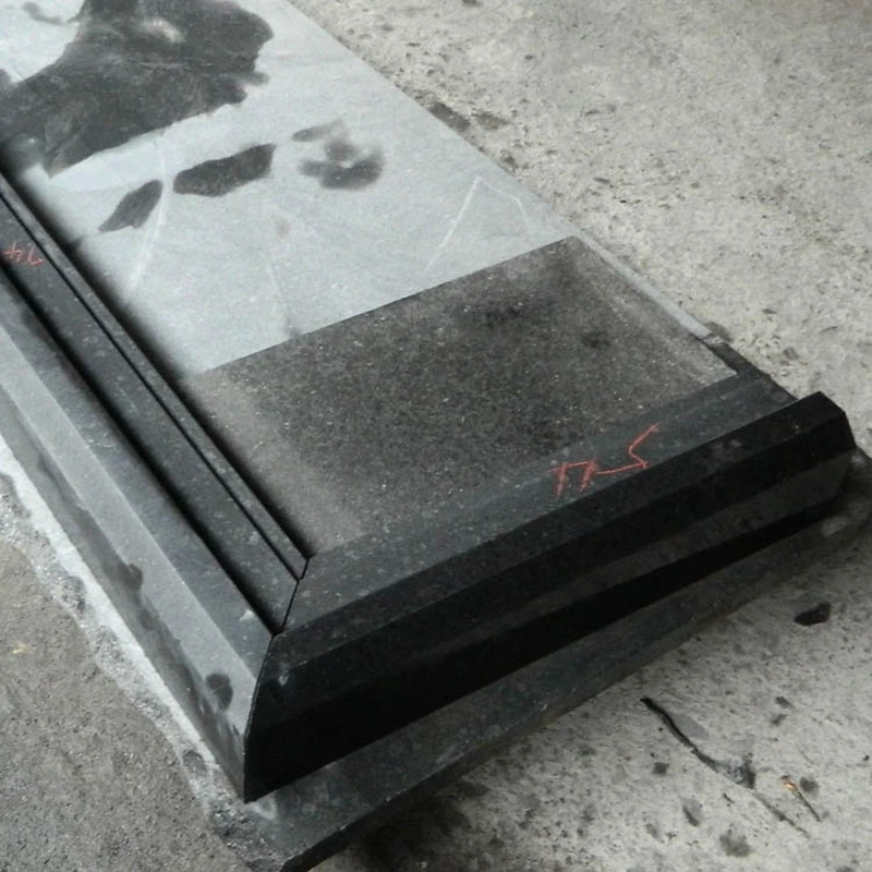 Customized size black granite window sill