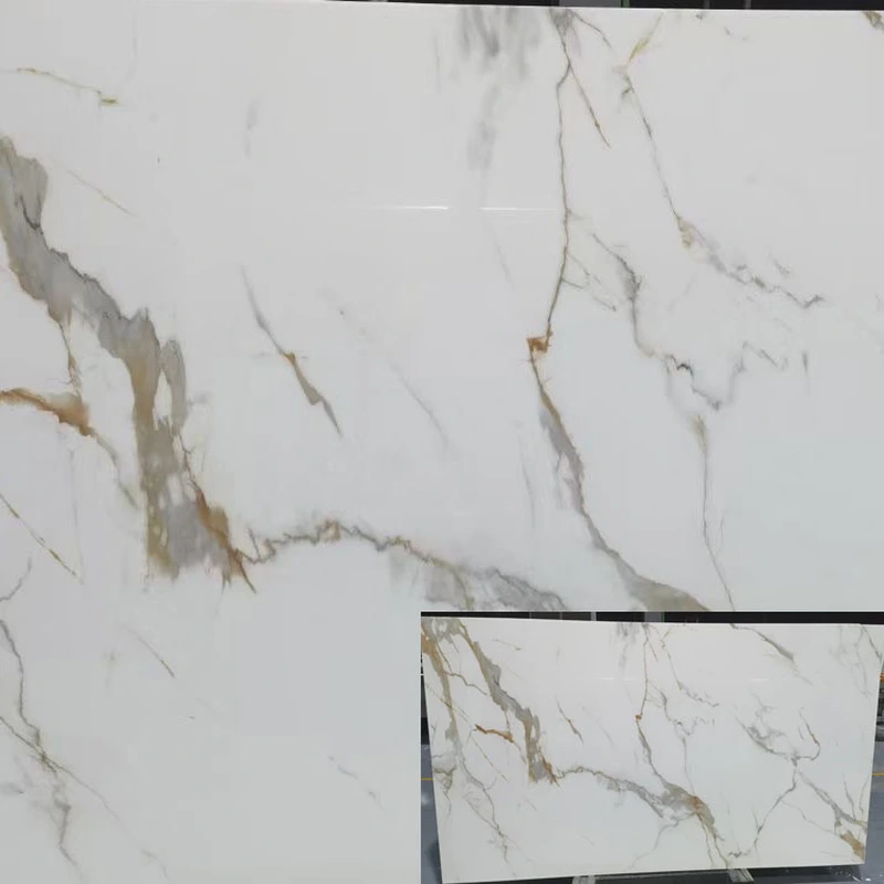 white artificial quartz stone slab