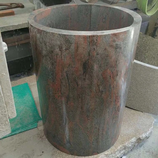 granite and marble interior round column wraps