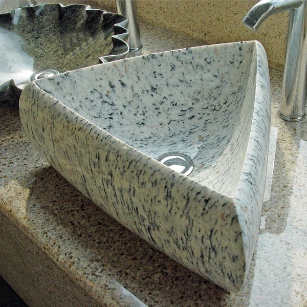 bathroom granite stone sink