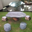 china jade stone table and chair for sale