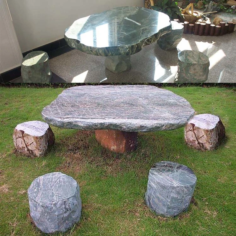 china jade stone table and chair for sale