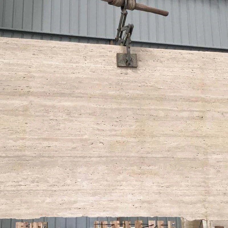 honed beige travertine tiles