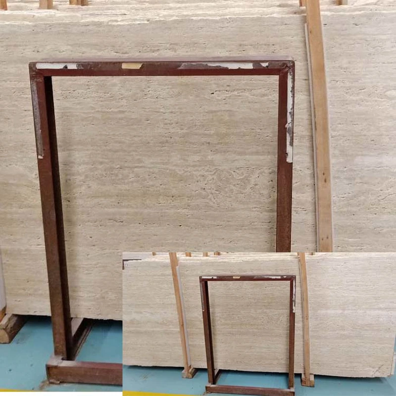 honed beige travertine tiles