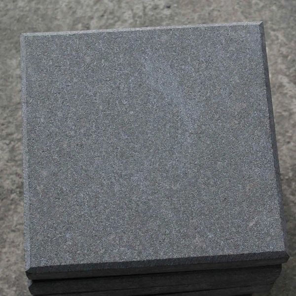 G684 black basalt stone for outdoor pavement