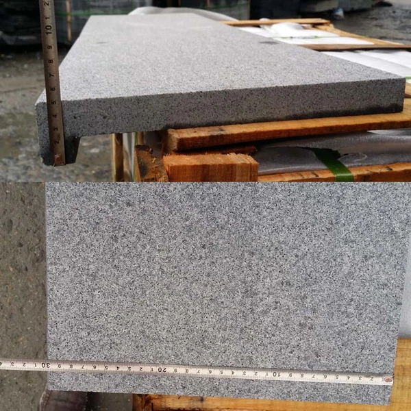 G654  dark grey granite swimming pool coping tiles