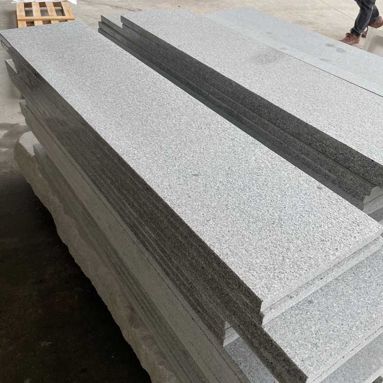 anti-slip finish exterior granite step stone