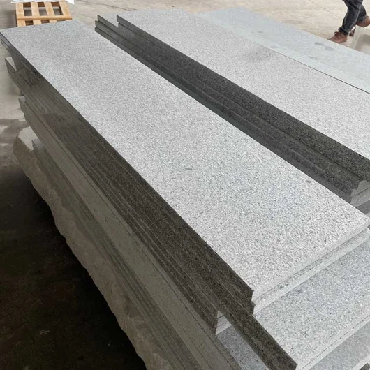 anti-slip finish exterior granite step stone