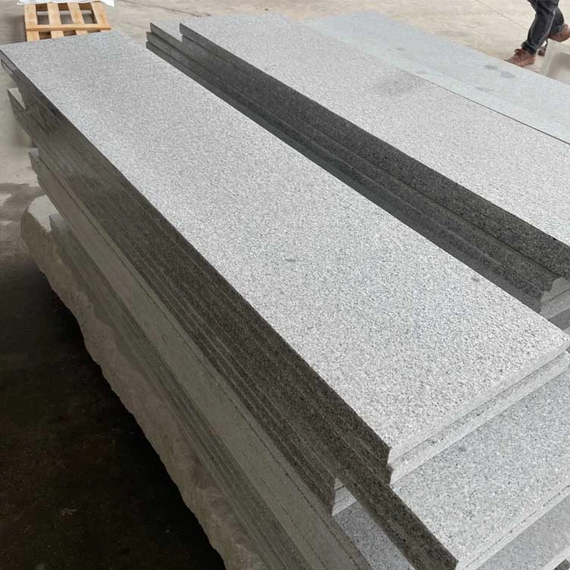 anti-slip finish exterior granite step stone