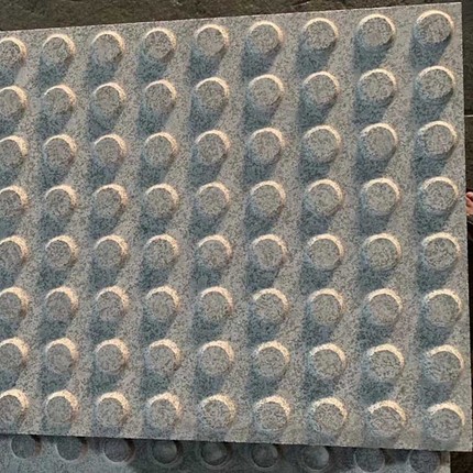 Dark grey granite anti slip tactile paving for blind