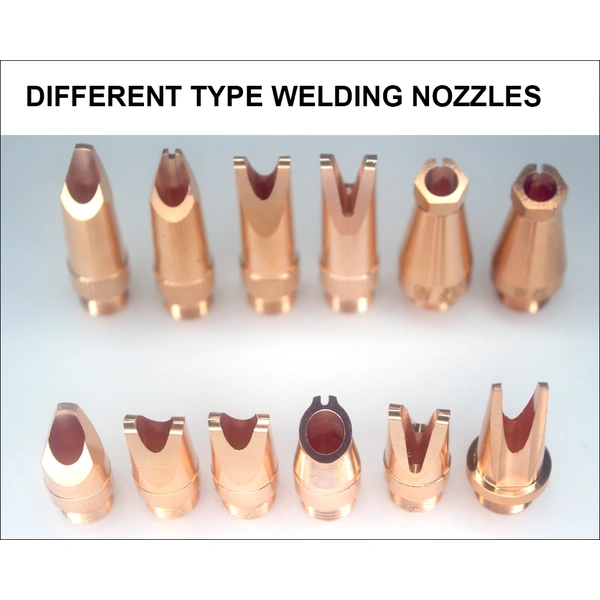 NOZZLES FOR WELDING HEAD AND WIRE FEEDING UNIT