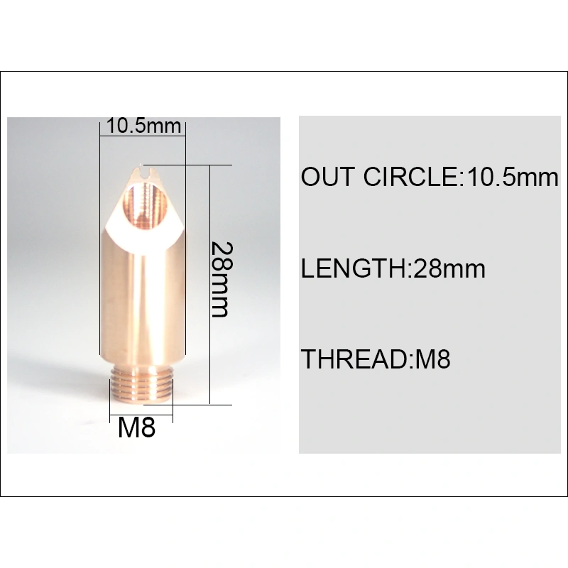 NOZZLES FOR WELDING HEAD AND WIRE FEEDING UNIT