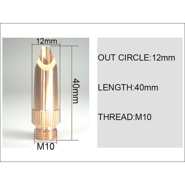 NOZZLES FOR WELDING HEAD AND WIRE FEEDING UNIT