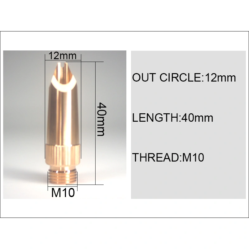 NOZZLES FOR WELDING HEAD AND WIRE FEEDING UNIT