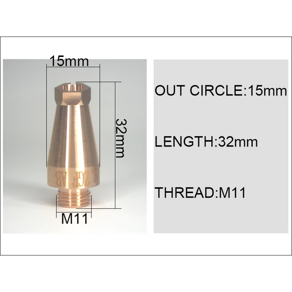 NOZZLES FOR WELDING HEAD AND WIRE FEEDING UNIT