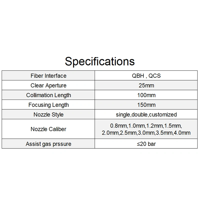 RAYTOOLS BT210S FIBER LASER CUTTING HEAD