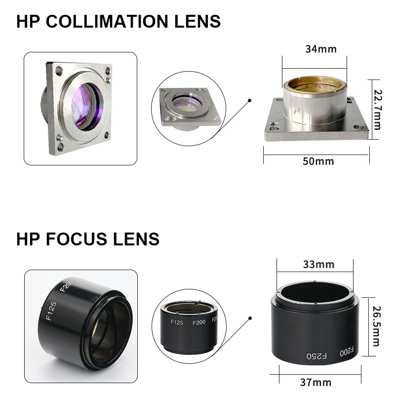 FOCUSING&COLLIMATING LENS WITH TUBE FOR PRECITEC CUTTING HEAD