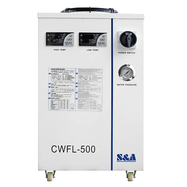 S&A CWFL-500 INDUSTRIAL WATER CHILLER FOR FIBER LASER 