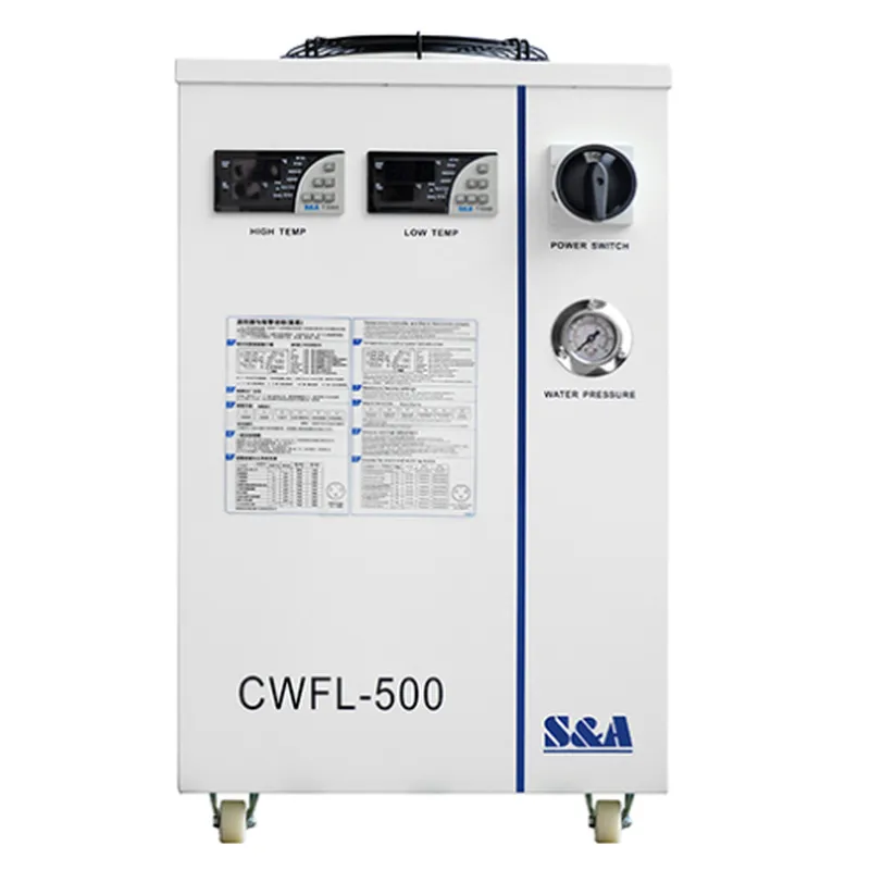 S&A CWFL-500 INDUSTRIAL WATER CHILLER FOR FIBER LASER 