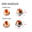 DNE LASER CUTTING NOZZLES AND NOZZLE CONNECTOR