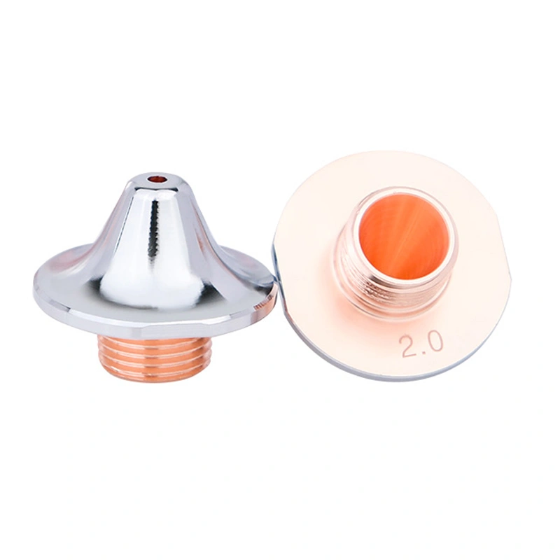 AMADA A TYPE SINGLE/DOUBLE LAYER CHROME PLATED LASER CUTTING NOZZLES