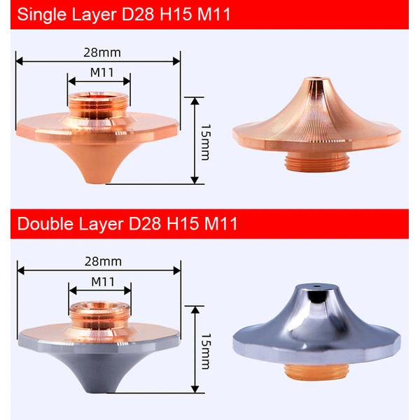 SP TYPE HIGH POWER LASER CUTTING NOZZLES