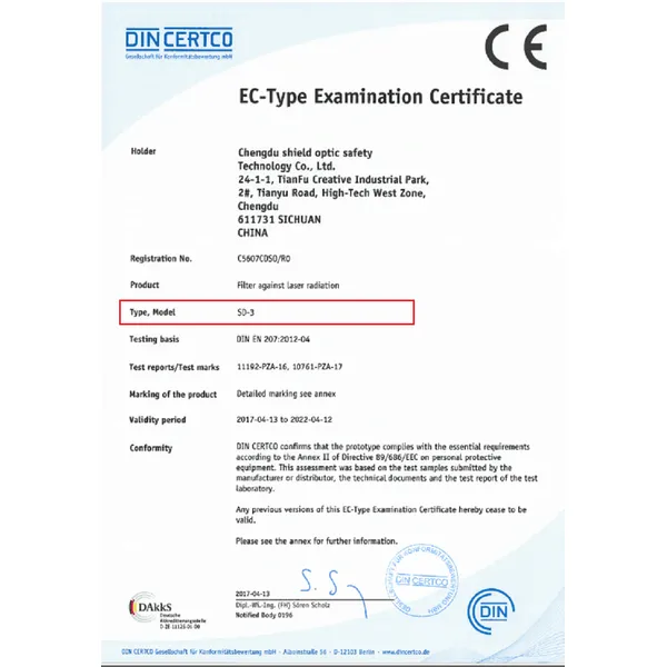 355 & 532nm OD4 LASER SAFETY GOGGOLES FOR WELDING