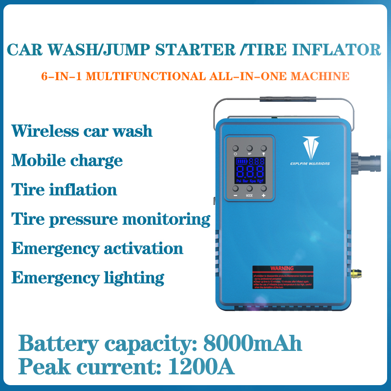 12v Multi-Function Portable Electric car Pressure Washer