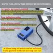 Portable multi-function wireless air compressor