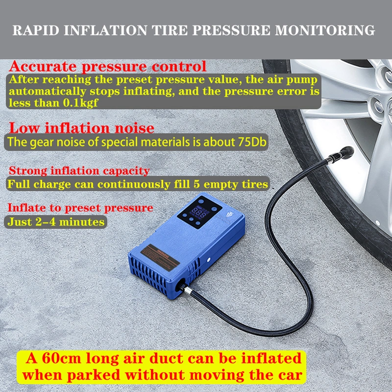  Portable multi-function wireless air compressor