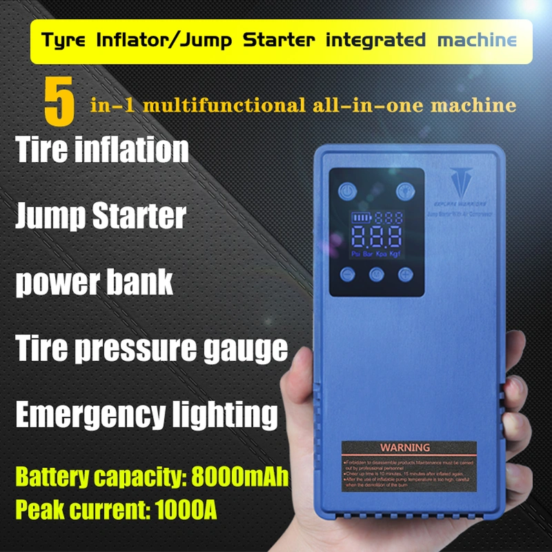  Portable multi-function wireless air compressor