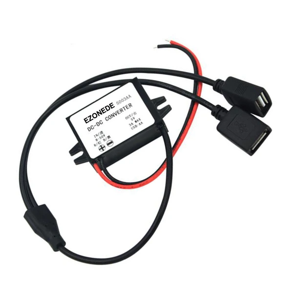 DC-DC Converter 12V 24V to 5V 3A Waterproof