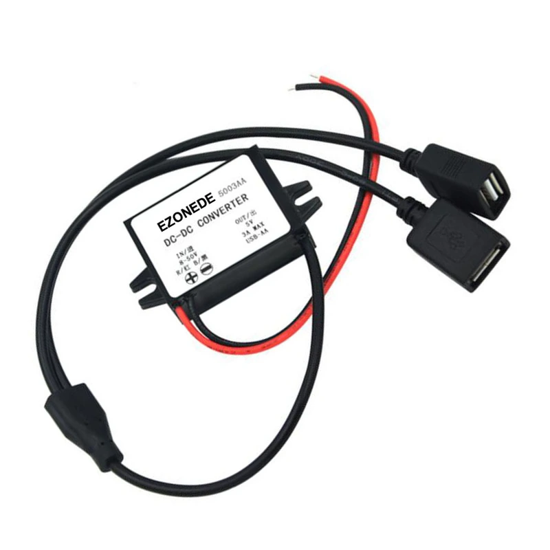 DC-DC Converter 12V 24V to 5V 3A Waterproof