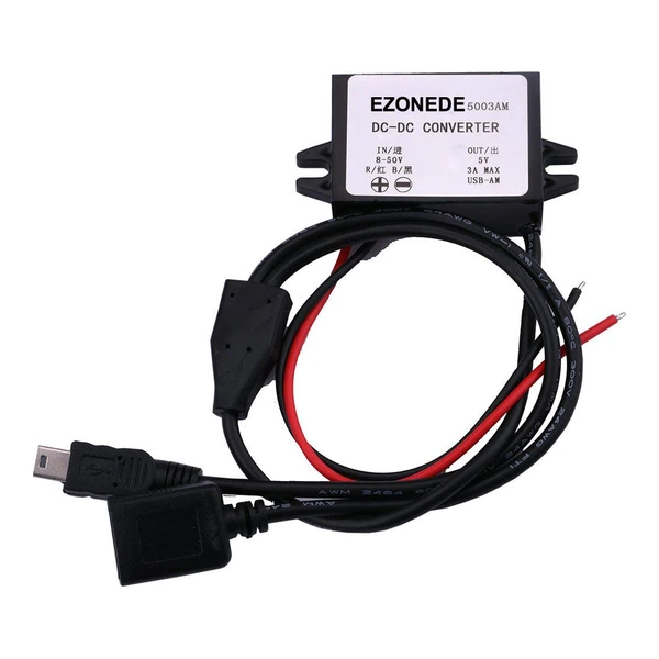 DC-DC Converter 12V 24V (8-50V) to 5V 3A 15W