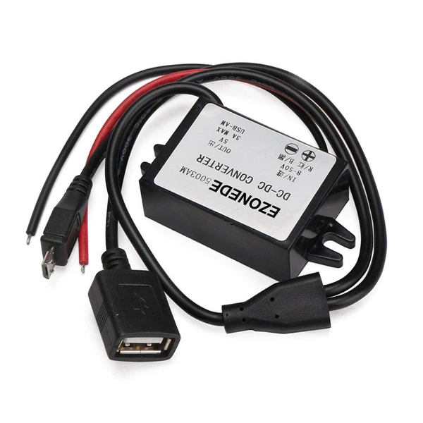 DC-DC Converter 12V/24V (8-50V) to 5V 3A 15W