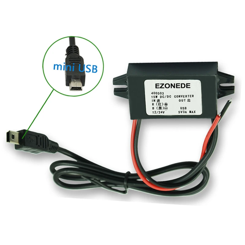 DC-DC Converter 12V/24V to 5V 3A 15W