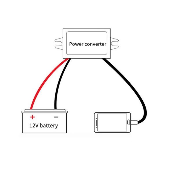 DC-DC Converter 12V to 5V 3A 15W