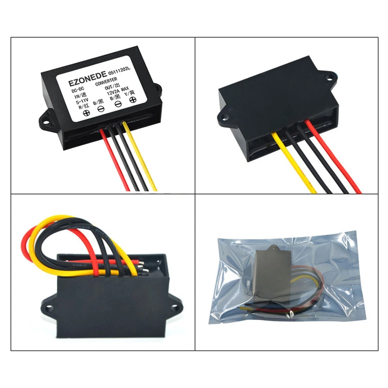 5-11V Step Up To 12V 2A 24W DC to DC Converter