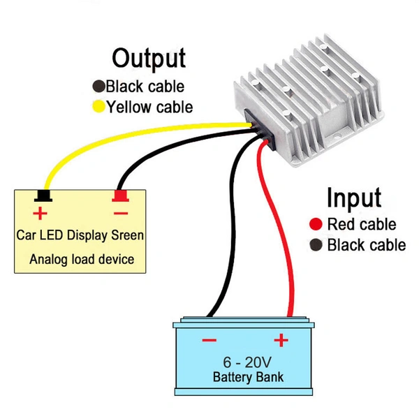 DC-DC Converter 6-20V to 12V