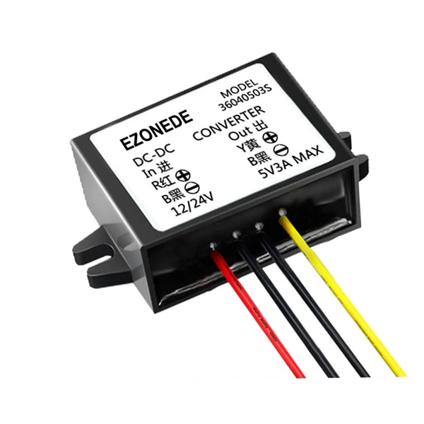 DC-DC Converter 12V 24V to 5V 3A 15W