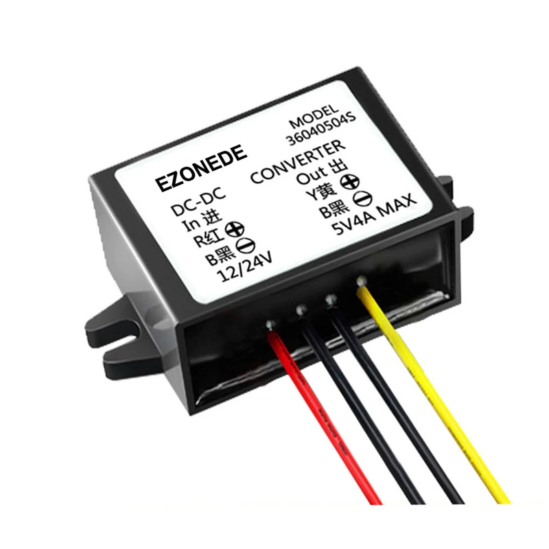 DC-DC Converter 12V 24V to 5V 4A 20W