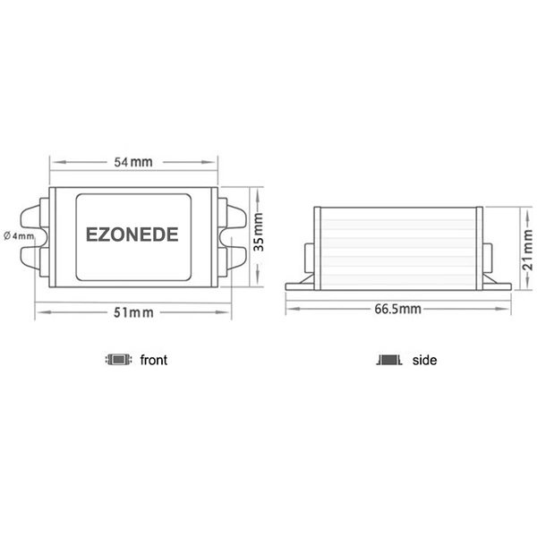 DC/DC Converter 12V 24V to 9V 3A 27W