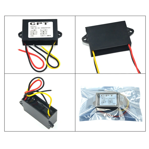 DC-DC Converter 24V to 12V 1.5A 18W
