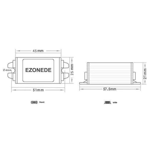 DC-DC Converter 24V to 12V 3A 36W