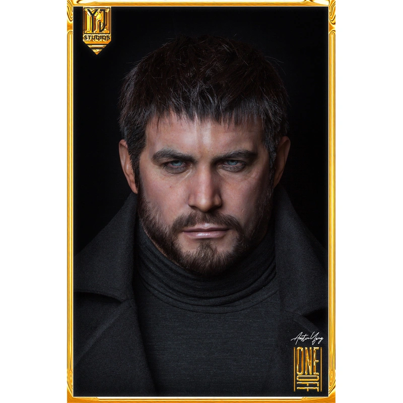 yjstudios resident evil 8 1: 1 buste de chris redfield