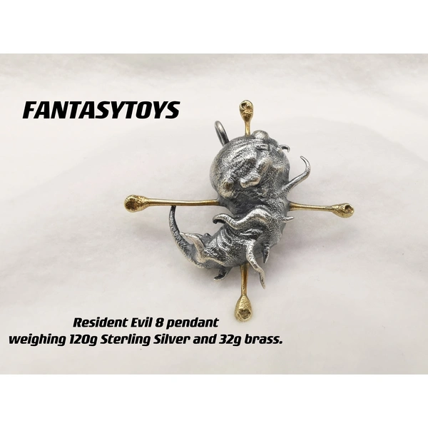 fantasytoys re8 chris 925er Sterlingsilber + Messingring