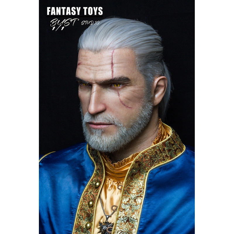 YJStudios 1:1 Bust of The Witcher Geralt of Rivia